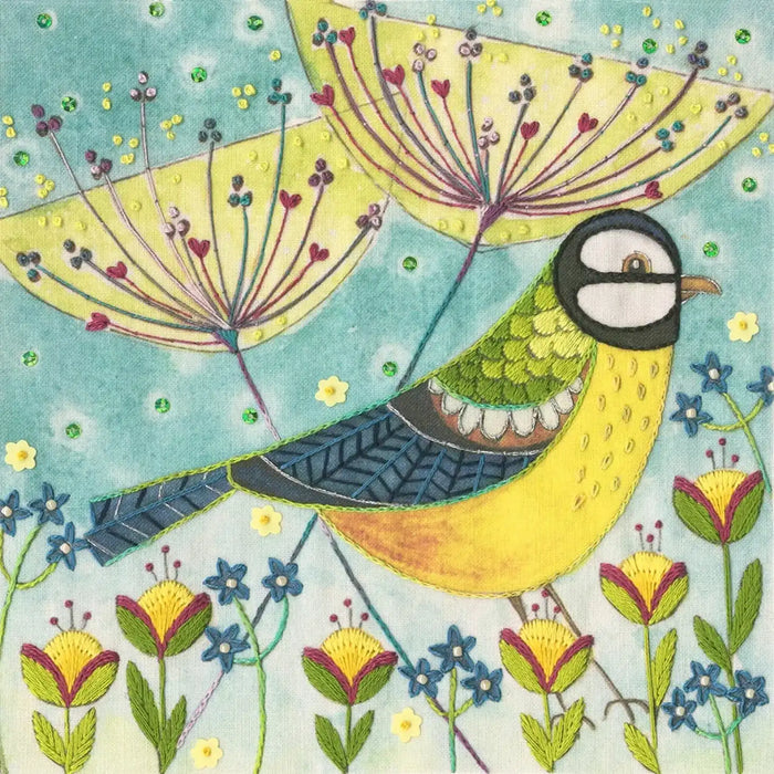 Cross Stitch Kit Bothy Threads - Flights Of Fancy Embroidery - Blue Tit