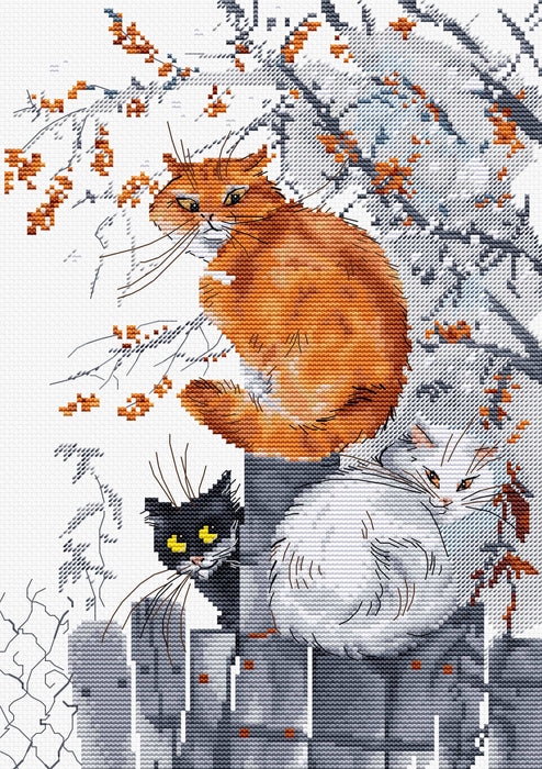 Cross Stitch Kit HobbyJobby - Sea Buckthorn
