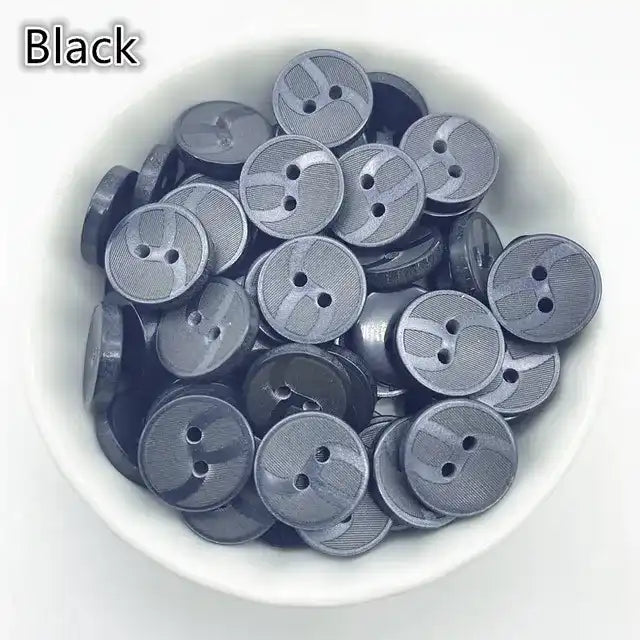 13mm Dress Shirt Button Two-eye Button DIY Hand Sewn Decorative Accessories