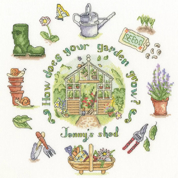 Cross Stitch Kit Bothy Threads - How Does Your Garden Grow?