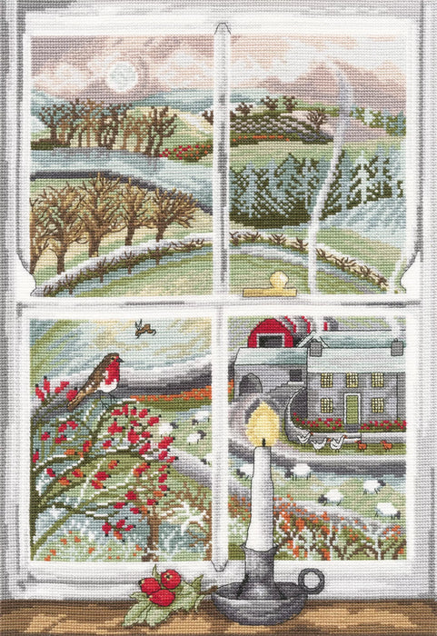 Cross Stitch Kit Bothy Threads - Rosehip Window