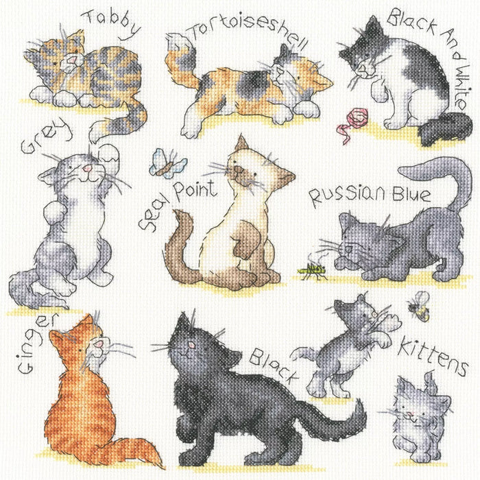 Cross Stitch Kit Bothy Threads - Meow!