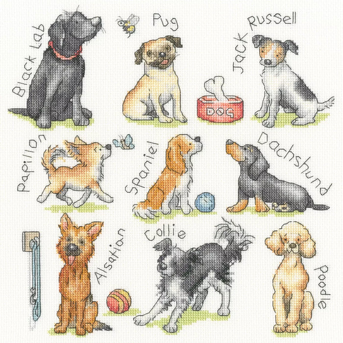 Cross Stitch Kit Bothy Threads - Woof!
