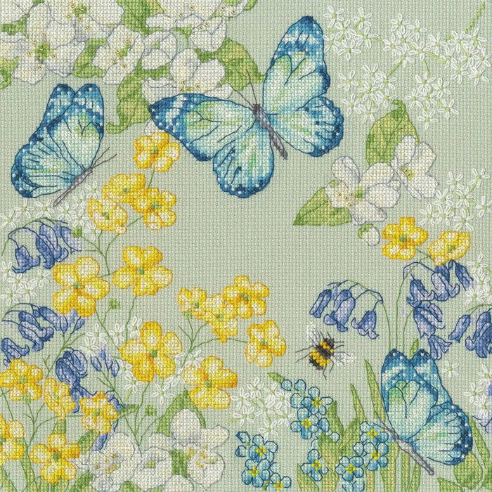 Cross Stitch Kit Bothy Threads - Aquamarine Meadow