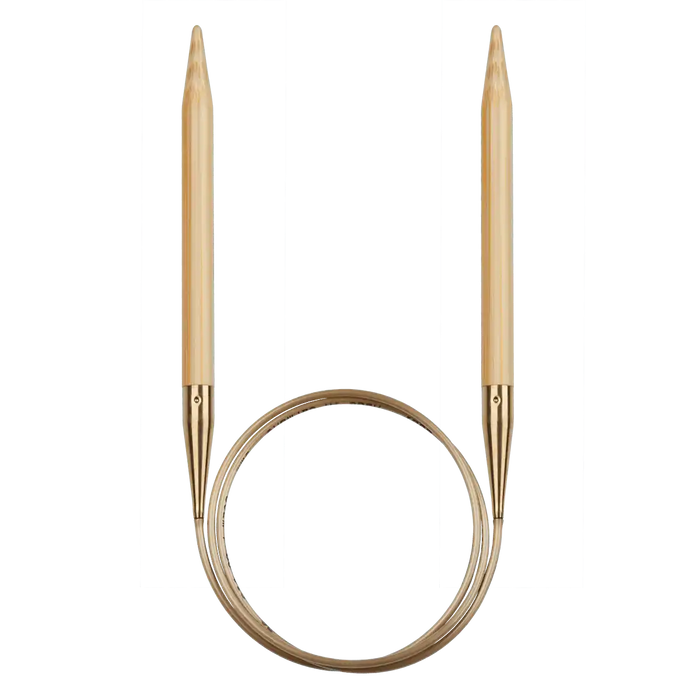 AddiNature Bamboo Circular Needle 100cm Addi Circular Knitting Needles - HobbyJobby
