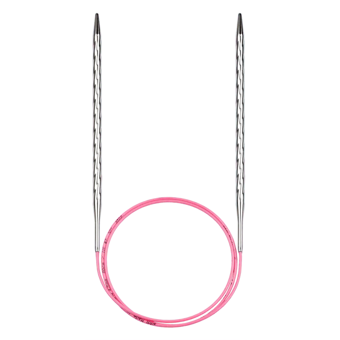 AddiUnicorn Basic Metall Rundstricknadel Circular Knitting Needle 80cm Addi Circular Knitting Needles - HobbyJobby