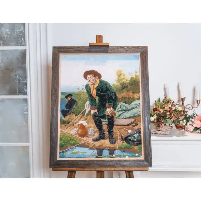 CROSS STITCH KIT - ANGLER S/MK066