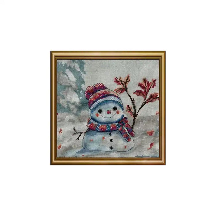 Cross Stitch Kit Riolis - "CLUMSY WINTER" 20X20 CM SRA1012
