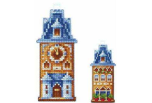 Cross Stitch Kit Andriana - Clock tower, H-14 Andriana Cross Stitch Toys - HobbyJobby
