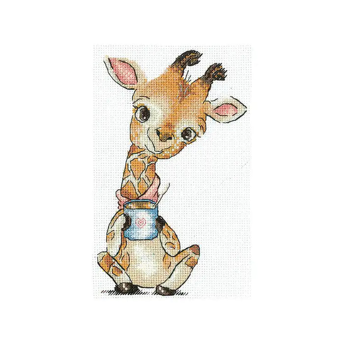 Cross Stitch Kit Andriana - "COFFEE LOVERS. GIRAFFE" SANK-65