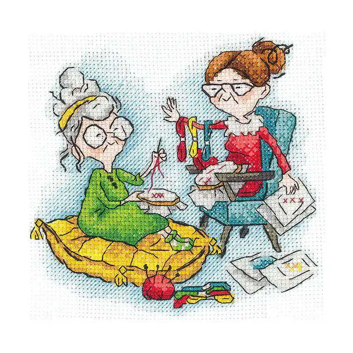 Cross Stitch Kit Andriana - "EMBROIDERER GRANDMOTHERS" SANB-23
