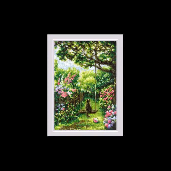 Cross Stitch Kit Riolis - GARDEN SWING 21X30 SR2114