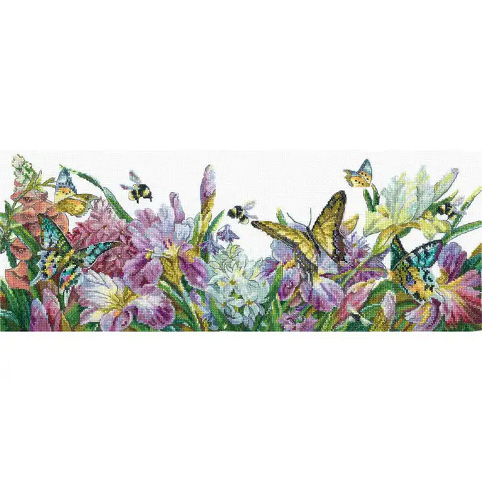 Cross Stitch Kit Andriana - "IRISES BLOOMING" SANTS-11