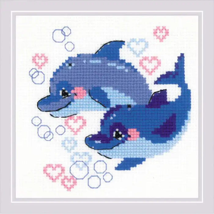 Cross Stitch Kit Riolis - MARE D'AMORE 15X15 SR2105