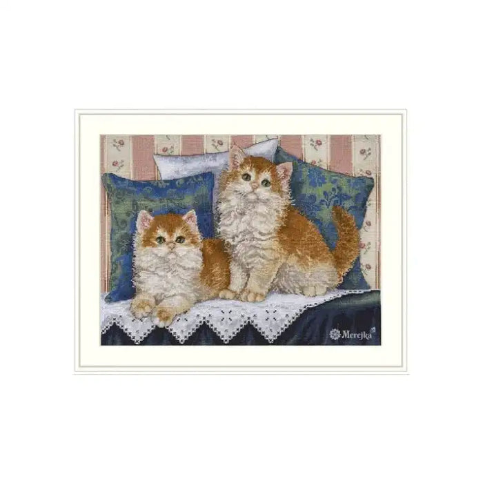 Cross Stitch Kit Merejka - FLUFFY FELLOWS SK189