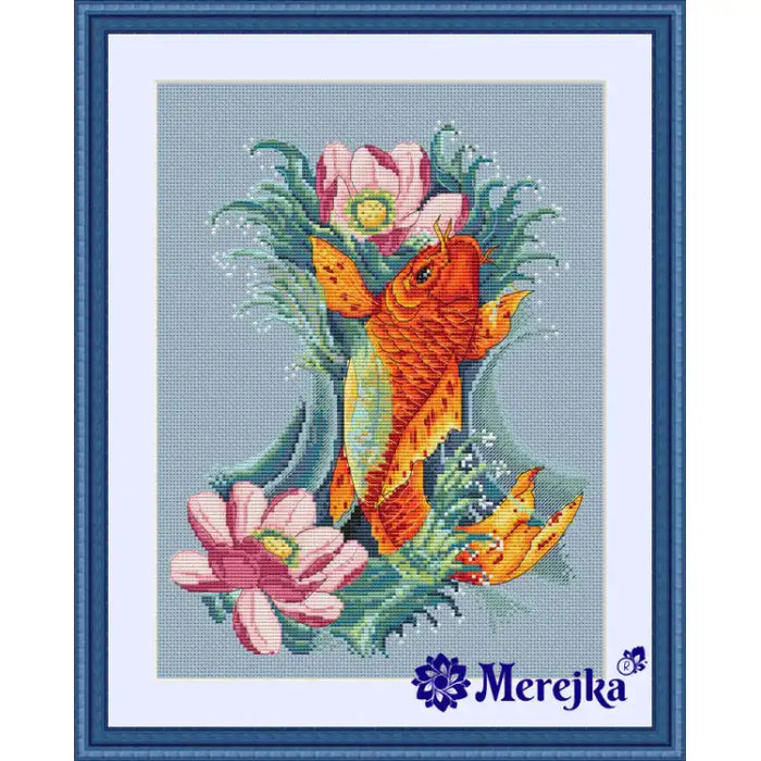 Cross Stitch Kit Merejka - GOLDEN KOI SK05