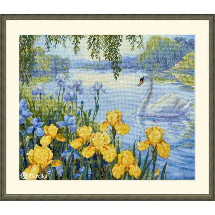 Cross Stitch Kit Merejka - "ENCHANTED POND" 28X34 SK263