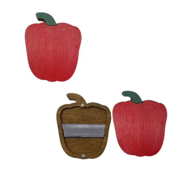 WOODEN NEEDLE CASE PEPPER KF056/21