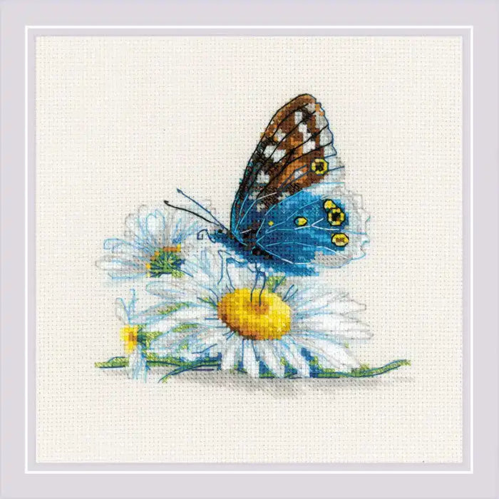 Cross Stitch Kit Riolis - FRAGILE BEAUTY 15X15 SR2220