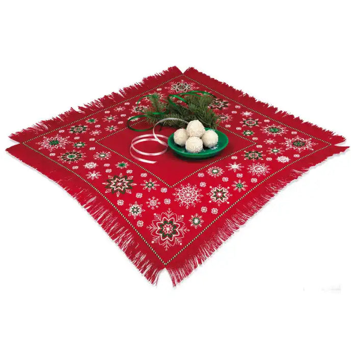 Cross Stitch Kit Riolis - "WINTER PATTERNS TABLE TOPPER" 45X45 CM SR2252
