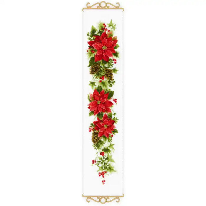 Cross Stitch Kit Riolis - POINSETTIA SR1729