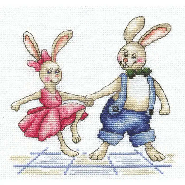 Cross Stitch Kit Andriana - BUNNIES ROCK-N-ROLL SANZ-40