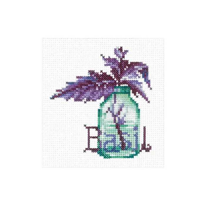 Cross Stitch Kit Andriana - SPICY HERBS. BASIL SANP-54