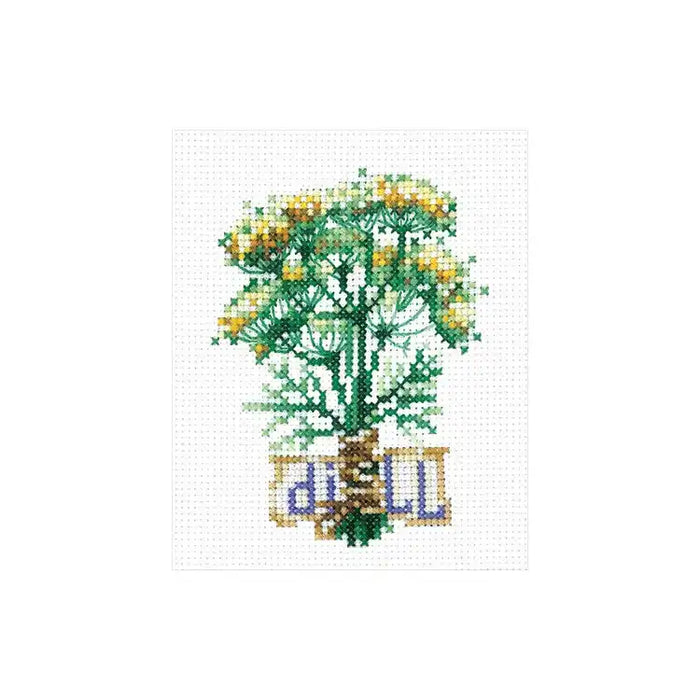 Cross Stitch Kit Andriana - SPICY HERBS. DILL SANP-55