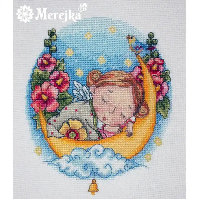Cross Stitch Kit Merejka - LULLABY FOR DAUGHTER SK23