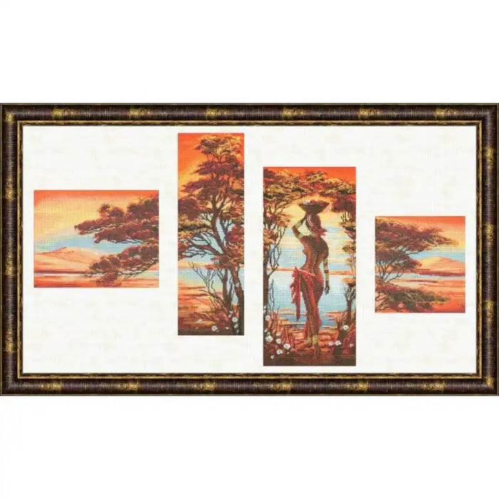 CROSS STITCH KIT - ORANGE RIVER S/AI013