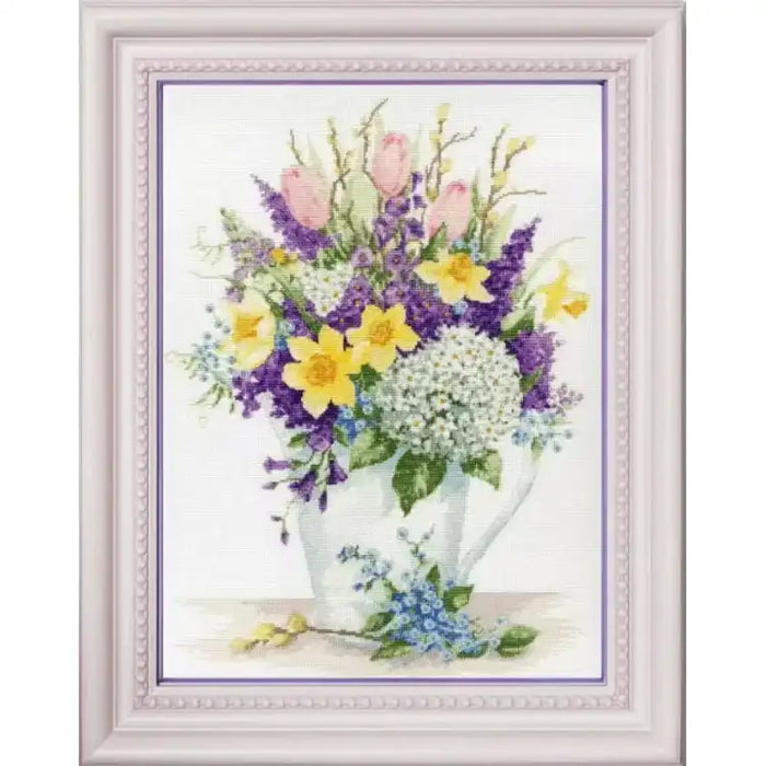 CROSS STITCH KIT - PRIMROSES S/AK009