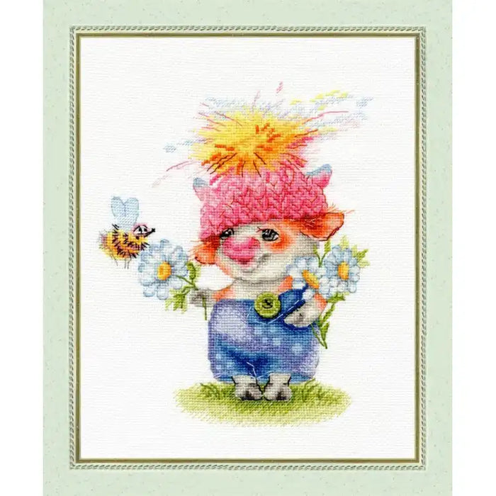 CROSS STITCH KIT - SALE FUNNY GOBY S/VK062
