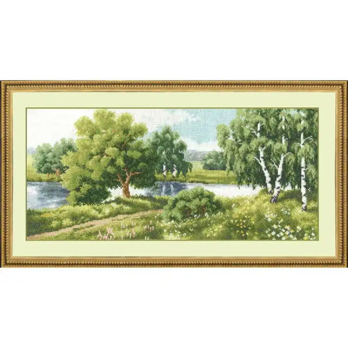 CROSS STITCH KIT - NEAR THE RIVER S/VM010