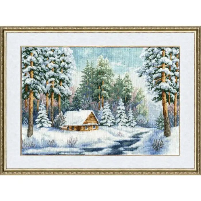 CROSS STITCH KIT - FOREST LODGE S/VM011