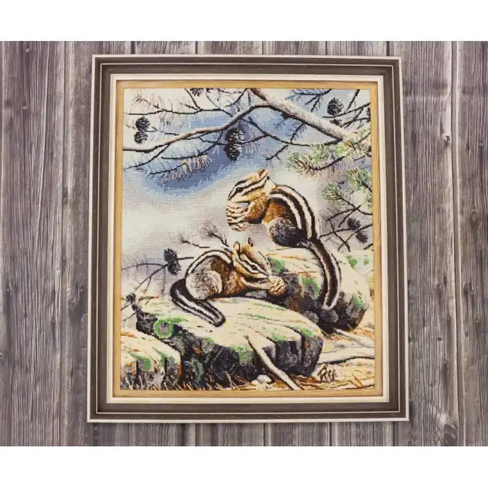 CROSS STITCH KIT - CHIPMUNKS S/Z057