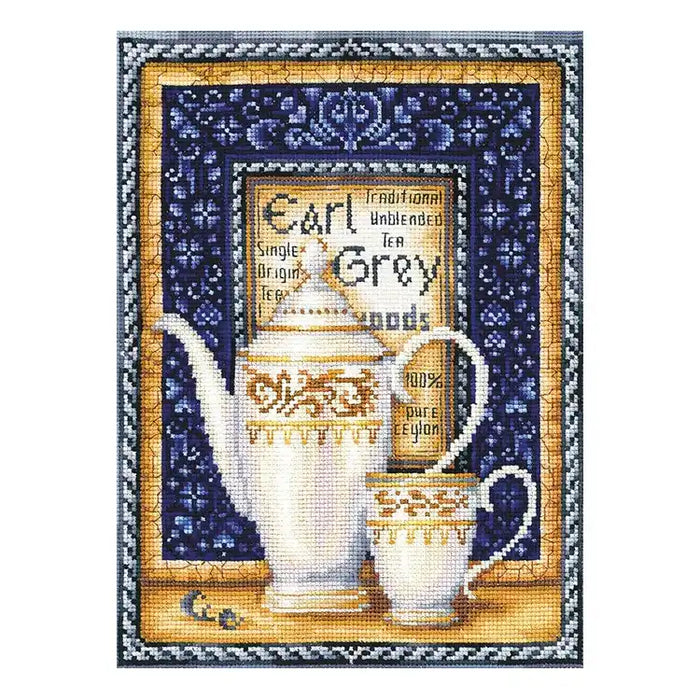 Cross Stitch Kit Andriana - TEA COLLECTION. EARL GRAY SANK-38