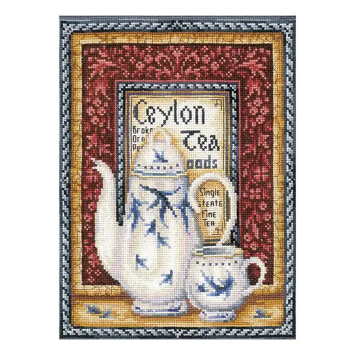 Cross Stitch Kit Andriana - TEA COLLECTION. ORANGE PEKOE SANK-40