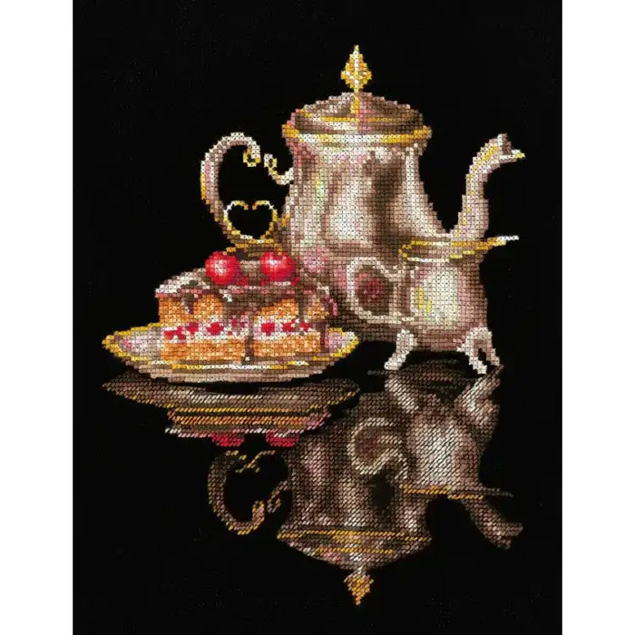 Cross Stitch Kit Andriana - COFFEE FOR TWO SANK-42