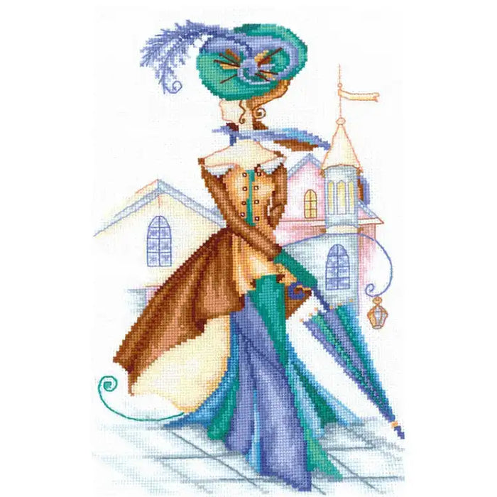 Cross Stitch Kit Andriana - GOLDEN CASHMERE SANR-14