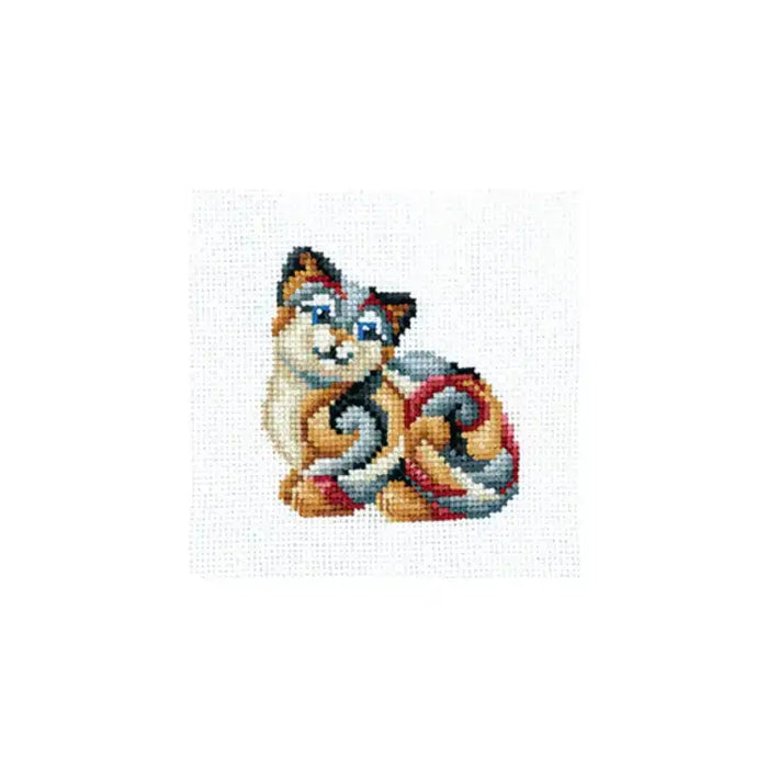 Cross Stitch Kit Andriana - FIGURINES CAT SANS-33