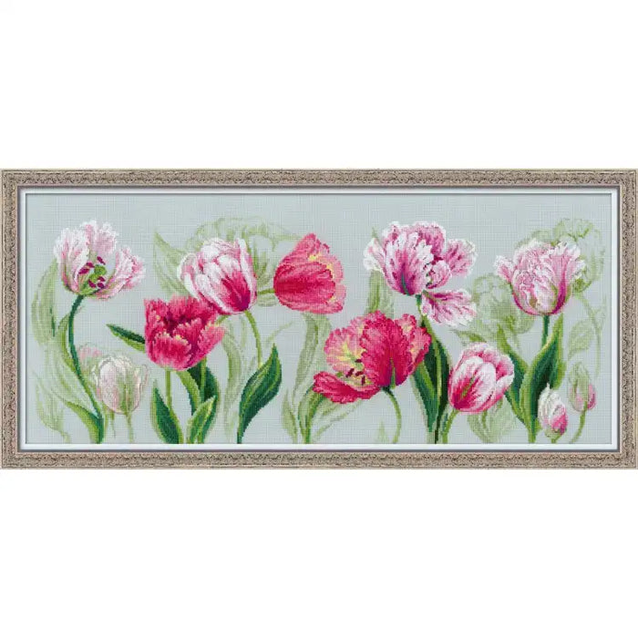 Cross Stitch Kit Riolis - SPRING TULIPS 100/052