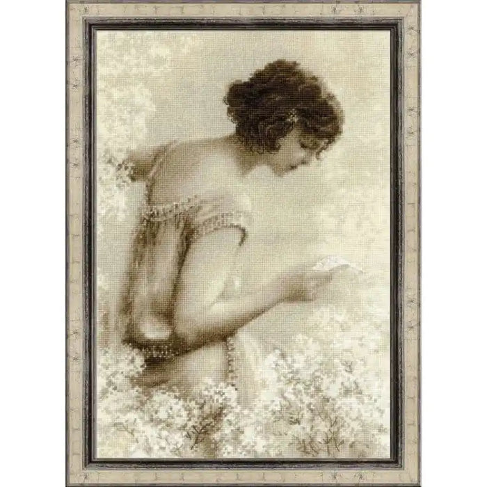 Cross Stitch Kit Riolis - OLD PHOTO. THE LETTER 1277