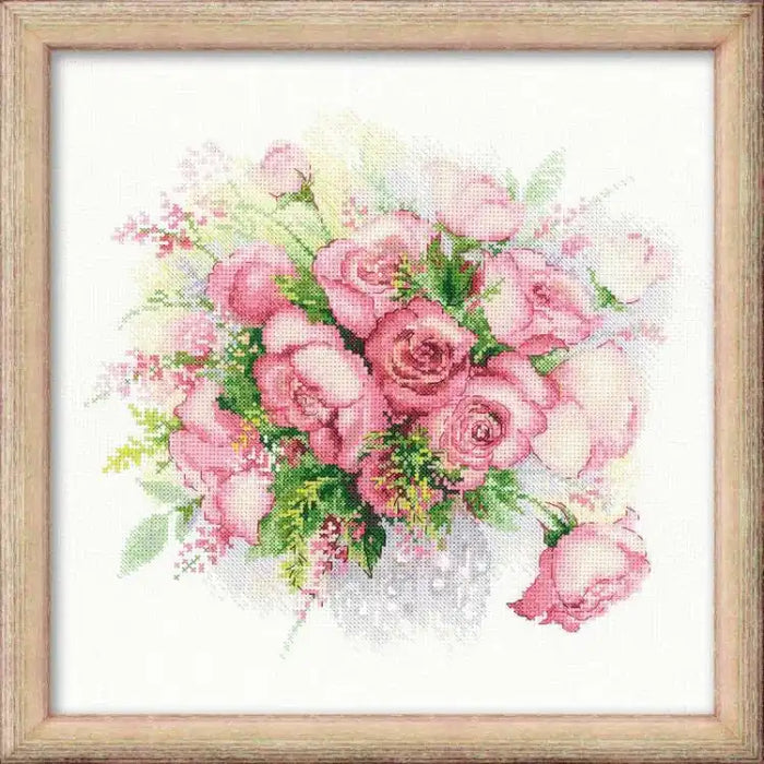 Cross Stitch Kit Riolis - WATERCOLOR ROSES 1335