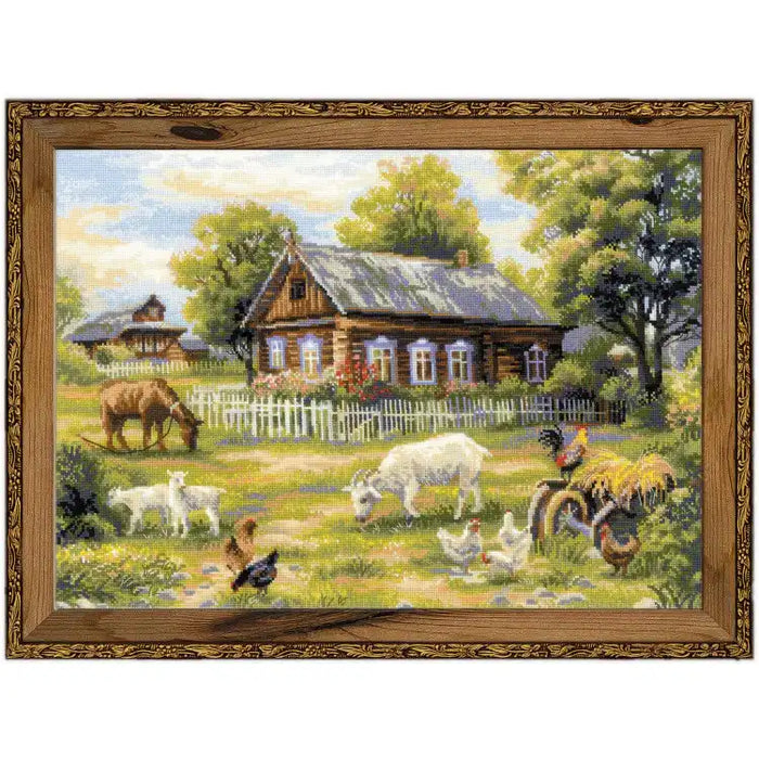 Cross Stitch Kit Riolis - AFTERNOON IN THE COUNTRY 1501