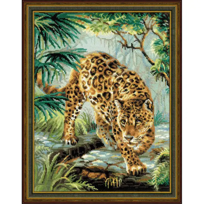 Cross Stitch Kit Riolis - OWNER OF THE JUNGLE 1549