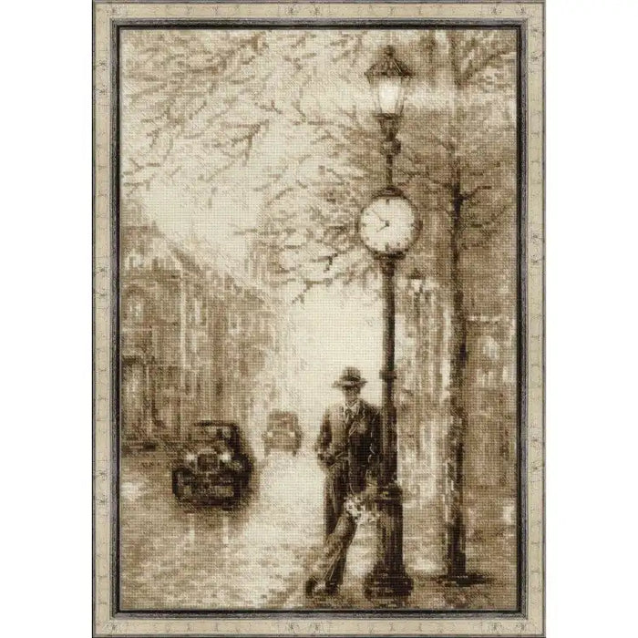Cross Stitch Kit Riolis - OLD PHOTO. WAITING 1611