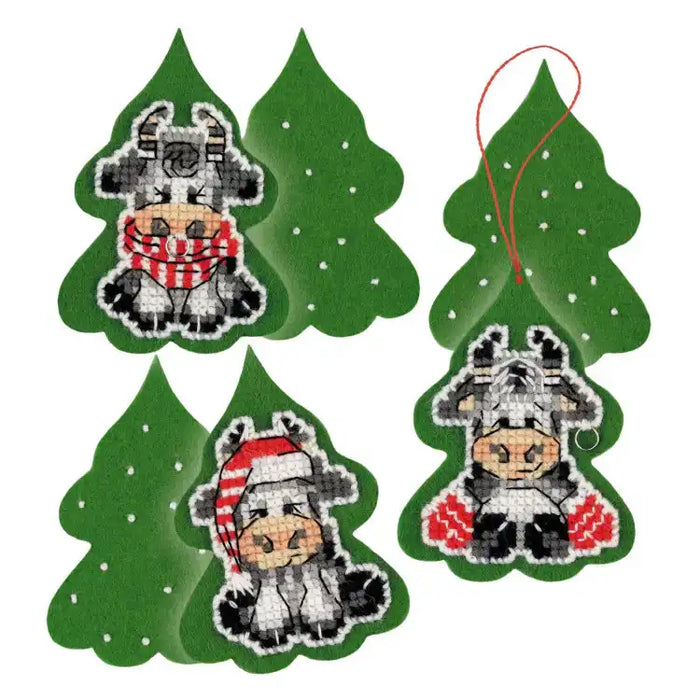 Cross Stitch Kit Riolis - THREE CALVES DECORATION SR1885AC