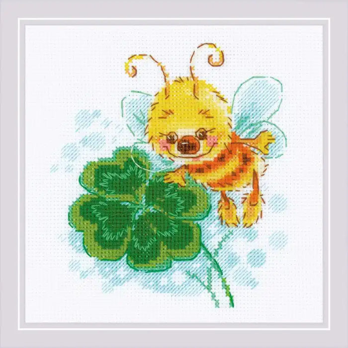 Cross Stitch Kit Riolis - HAPPY CLOVER SR1969