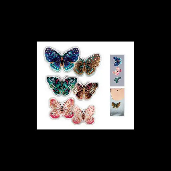 Cross Stitch Kit Riolis - SOARING BUTTERFLIES SR1997AC