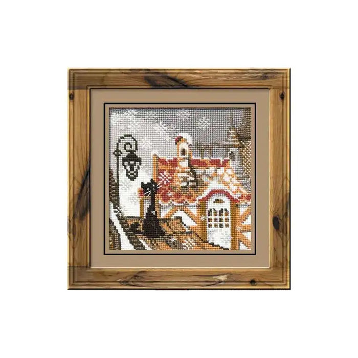 Cross Stitch Kit Riolis - CITY & CATS WINTER 610